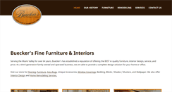 Desktop Screenshot of bueckersinteriors.com